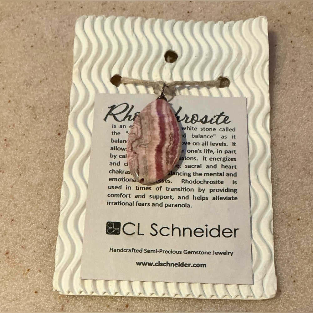 Schneider Rhodochrosite Pendant